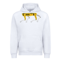 White dynamics robot dog spot for boston militaries t shirt Urban Hoodie - linhVisuals