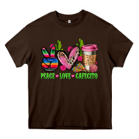 Chocolate Brown But first cafecito y chismecito Heavy Core Tee - RanaPortraitStore