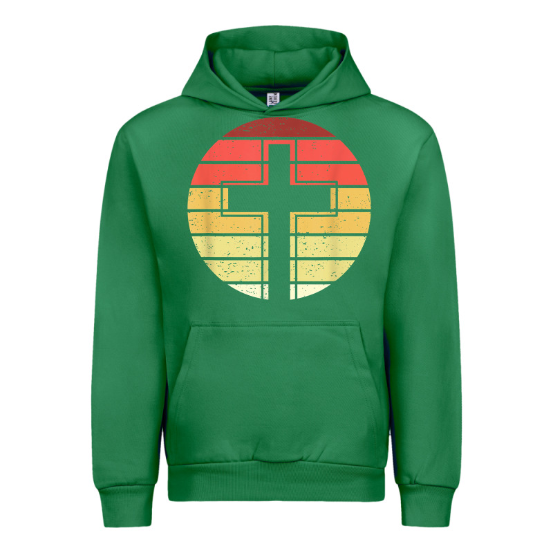 Jesus Cross Retro Style Vintage T Shirt Urban Hoodie by linhVisuals | Teevron