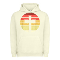 Pigment Pistachio jesus cross retro style vintage t shirt Urban Hoodie - linhVisuals