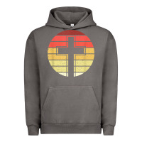 Pigment Tornado jesus cross retro style vintage t shirt Urban Hoodie - linhVisuals