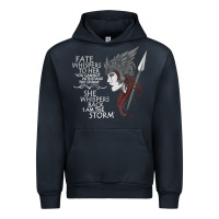 Navy fate whispers to her you cannot withstand the storm t shirt Urban Hoodie - linhVisuals