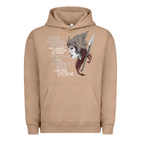 Pigment Burro fate whispers to her you cannot withstand the storm t shirt Urban Hoodie - linhVisuals