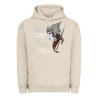Pigment French Oak fate whispers to her you cannot withstand the storm t shirt Urban Hoodie - linhVisuals