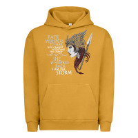 Pigment Peanut Butter fate whispers to her you cannot withstand the storm t shirt Urban Hoodie - linhVisuals