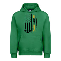 Emerald farrier, horse lovers no hoof no horse barefoot father's day pullover Urban Hoodie - linhVisuals