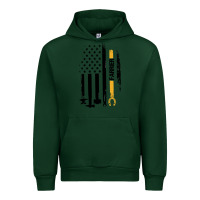 Forest Green farrier, horse lovers no hoof no horse barefoot father's day pullover Urban Hoodie - linhVisuals