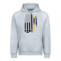 Heather Grey farrier, horse lovers no hoof no horse barefoot father's day pullover Urban Hoodie - linhVisuals