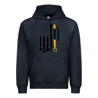 Navy farrier, horse lovers no hoof no horse barefoot father's day pullover Urban Hoodie - linhVisuals