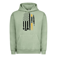Pigment Oil Green farrier, horse lovers no hoof no horse barefoot father's day pullover Urban Hoodie - linhVisuals