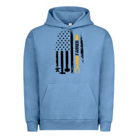 Pigment Pebble Blue farrier, horse lovers no hoof no horse barefoot father's day pullover Urban Hoodie - linhVisuals