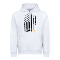 White farrier, horse lovers no hoof no horse barefoot father's day pullover Urban Hoodie - linhVisuals
