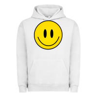 Pigment Lunar Rock retro happy vibe smiley face happy face graphic sweatshirt Urban Hoodie - linhVisuals
