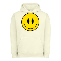 Pigment Pistachio retro happy vibe smiley face happy face graphic sweatshirt Urban Hoodie - linhVisuals