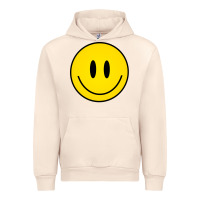 Sandshell retro happy vibe smiley face happy face graphic sweatshirt Urban Hoodie - linhVisuals