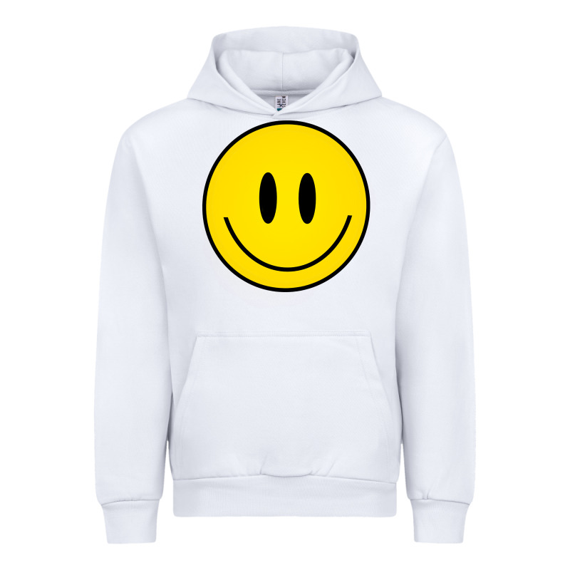Retro Happy Vibe Smiley Face Happy Face Graphic Sweatshirt Urban Hoodie by linhVisuals | Teevron