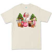 Bone pink christmas santa coffe cups Premium Tee - CowGirlArtShop