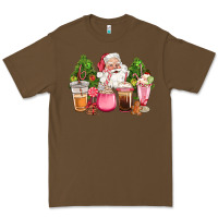 Cacao pink christmas santa coffe cups Premium Tee - CowGirlArtShop