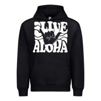 Black vintage live aloha state hawaiian islands shaka hawaii maui pullover h Urban Hoodie - linhVisuals