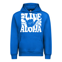 Cobalt vintage live aloha state hawaiian islands shaka hawaii maui pullover h Urban Hoodie - linhVisuals