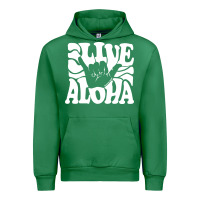 Emerald vintage live aloha state hawaiian islands shaka hawaii maui pullover h Urban Hoodie - linhVisuals
