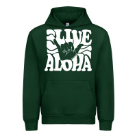 Forest Green vintage live aloha state hawaiian islands shaka hawaii maui pullover h Urban Hoodie - linhVisuals