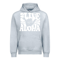 Heather Grey vintage live aloha state hawaiian islands shaka hawaii maui pullover h Urban Hoodie - linhVisuals