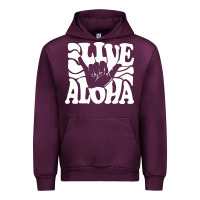 Mauve Wine vintage live aloha state hawaiian islands shaka hawaii maui pullover h Urban Hoodie - linhVisuals