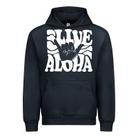 Navy vintage live aloha state hawaiian islands shaka hawaii maui pullover h Urban Hoodie - linhVisuals