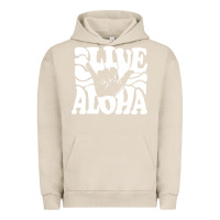 Pigment French Oak vintage live aloha state hawaiian islands shaka hawaii maui pullover h Urban Hoodie - linhVisuals