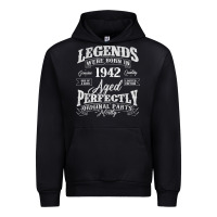 Black legends were born in 1942 year of birth birthday t shirt Urban Hoodie - linhVisuals