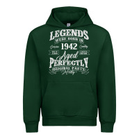 Forest Green legends were born in 1942 year of birth birthday t shirt Urban Hoodie - linhVisuals