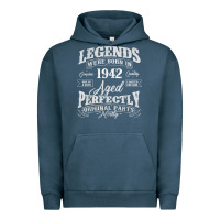 Legends Were Born In 1942 Year Of Birth Birthday T Shirt Urban Hoodie | Teevron