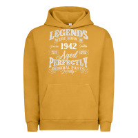 Pigment Peanut Butter legends were born in 1942 year of birth birthday t shirt Urban Hoodie - linhVisuals