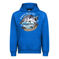 Cobalt funny women want me, fish fishing fear t shirt Urban Hoodie - linhVisuals