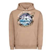 Pigment Burro funny women want me, fish fishing fear t shirt Urban Hoodie - linhVisuals
