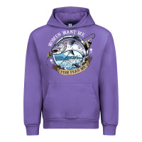 Tulip funny women want me, fish fishing fear t shirt Urban Hoodie - linhVisuals