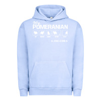 Pigment Grape Ice dog pomeranian cute dog puppy pet black paw Urban Hoodie - linhVisuals