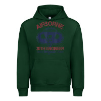 Forest Green the engineers of 20th brigade t shirt Urban Hoodie - linhVisuals