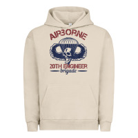 Pigment French Oak the engineers of 20th brigade t shirt Urban Hoodie - linhVisuals