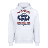 White the engineers of 20th brigade t shirt Urban Hoodie - linhVisuals