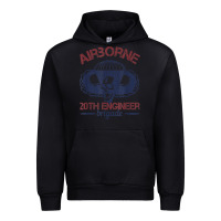 Black the engineers of 20th brigade t shirt Urban Hoodie - linhVisuals