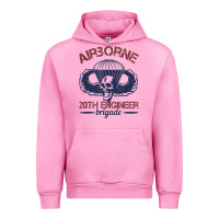 Fuchsia Pink the engineers of 20th brigade t shirt Urban Hoodie - linhVisuals