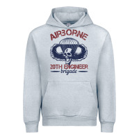 Heather Grey the engineers of 20th brigade t shirt Urban Hoodie - linhVisuals
