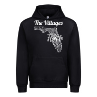 Black the villages fl   florida city mandala t shirt Urban Hoodie - linhVisuals