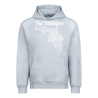 Heather Grey the villages fl   florida city mandala t shirt Urban Hoodie - linhVisuals