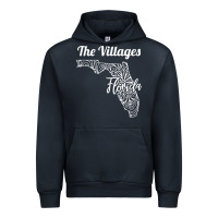 Navy the villages fl   florida city mandala t shirt Urban Hoodie - linhVisuals