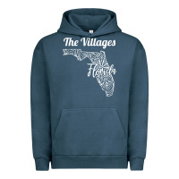 Pigment Midnight Navy the villages fl   florida city mandala t shirt Urban Hoodie - linhVisuals
