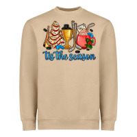 Mushroom tis the season hockey and Christmas Heavyweight Sweatshirt - AdoDesignShop