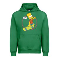 Emerald the simpsons bart simpson eat my shorts premium t shirt Urban Hoodie - linhVisuals